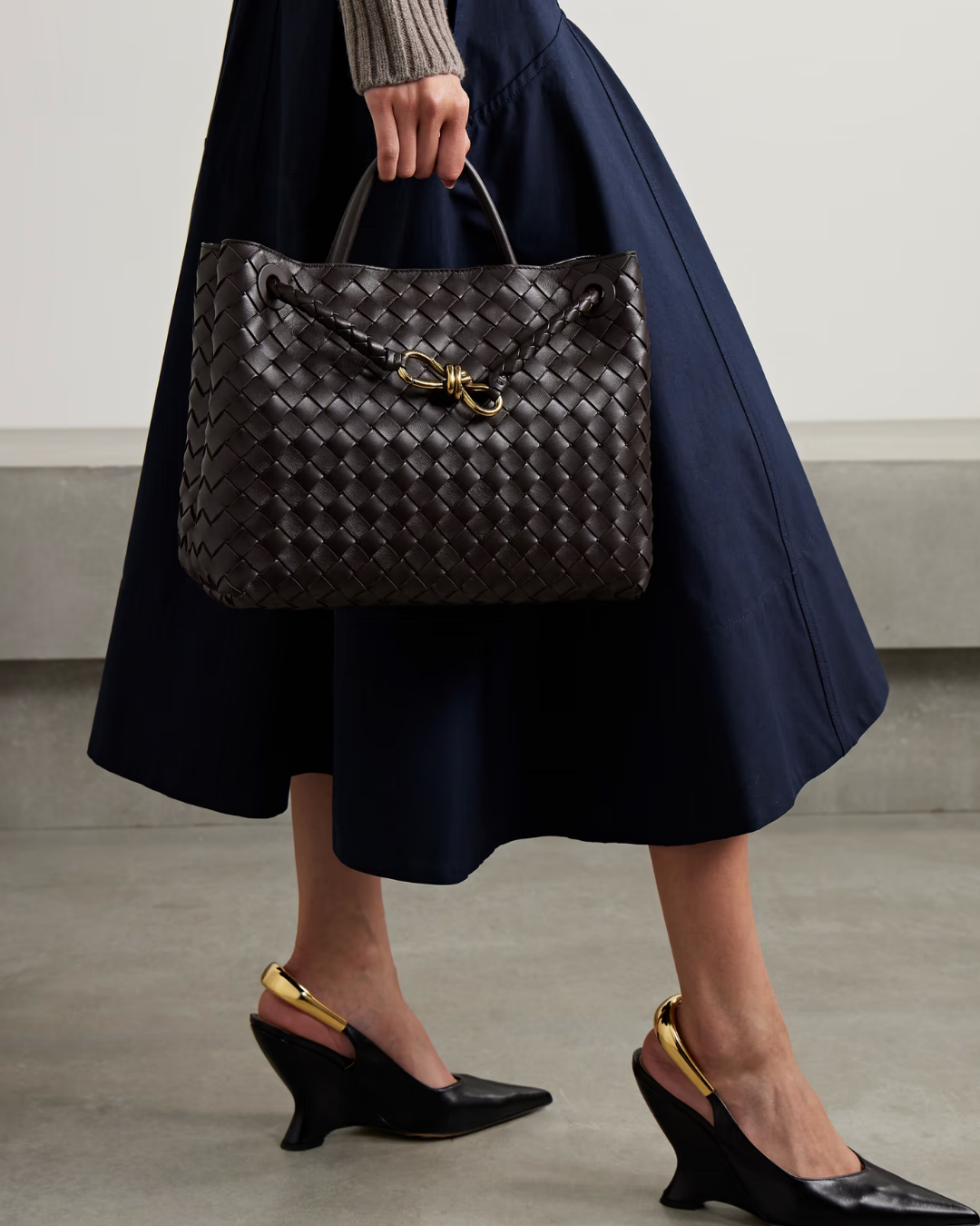 Attache Noble Bag Moyenne Fondant