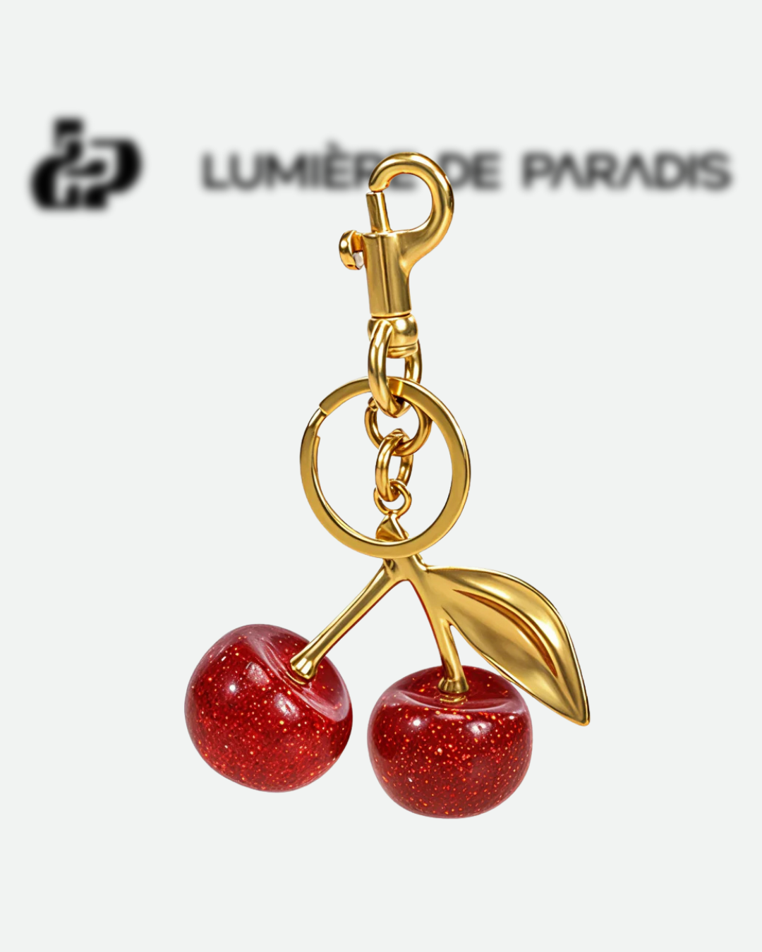 Cerise Bag Charm