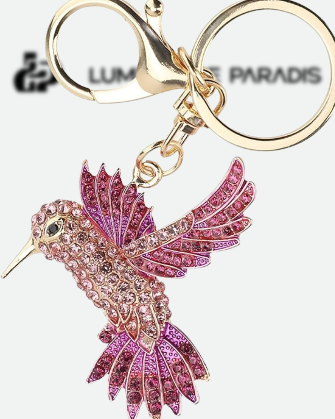 Phénix Bag Charm Rose