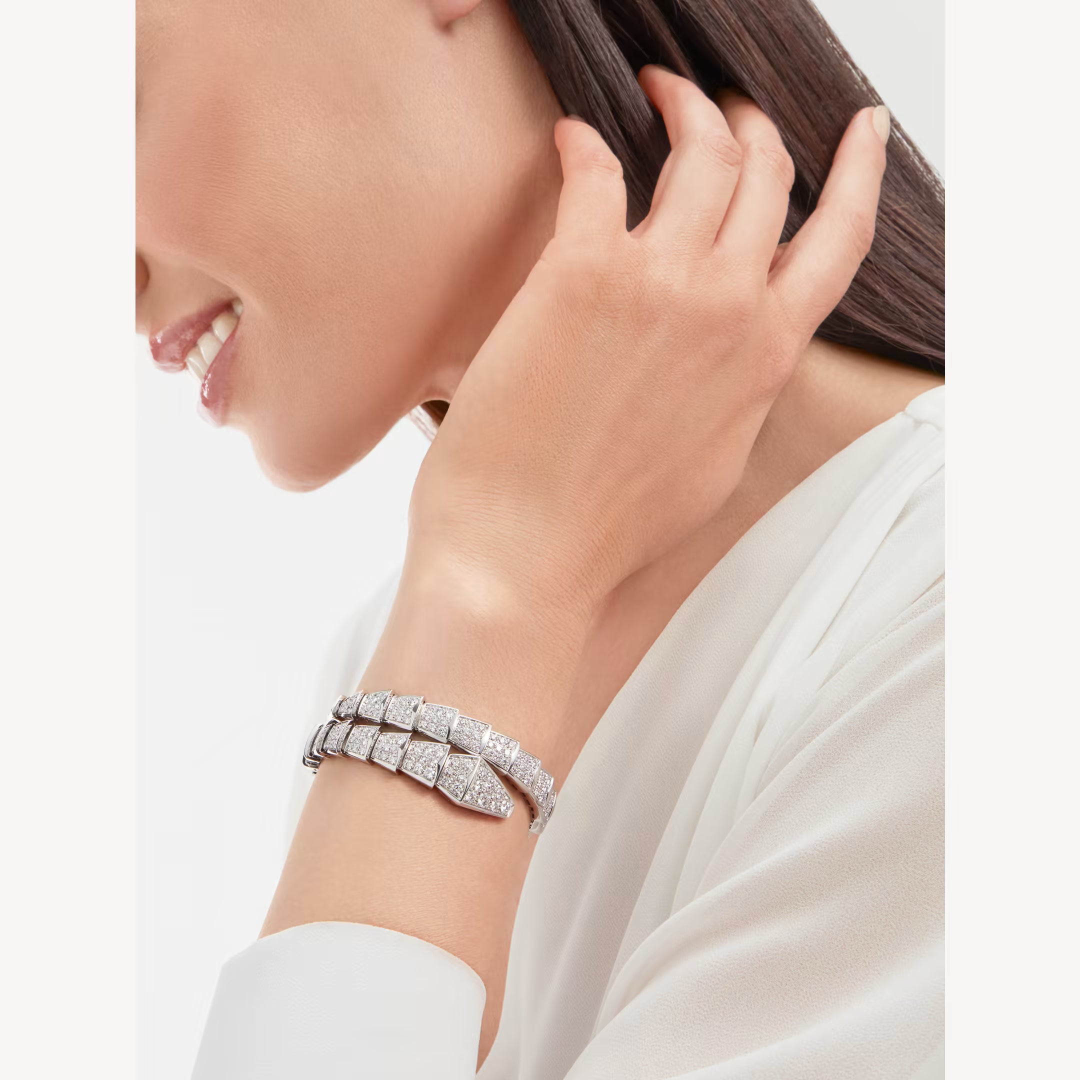 Serpenti Viper Bilezik – 925 Ayar Gümüş