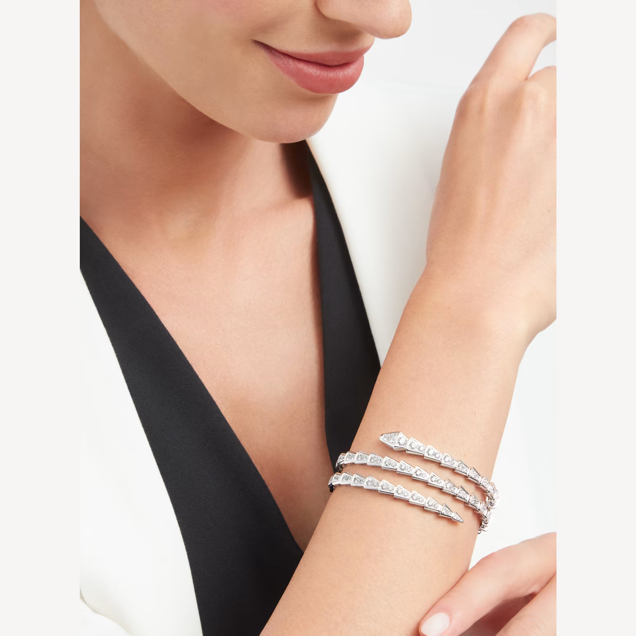 Serpenti Viper Bilezik – 925 Ayar Gümüş