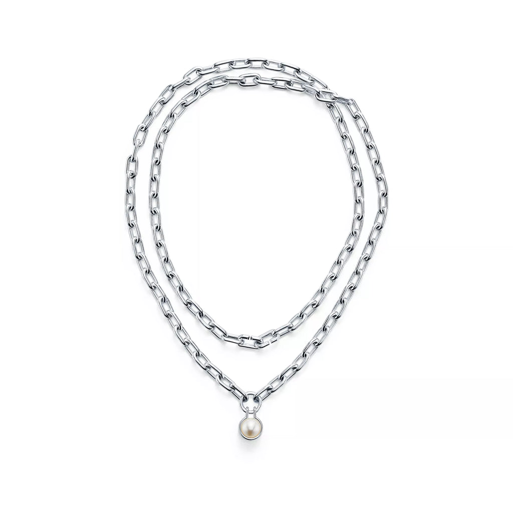 İncili Gümüş Kolye – 925 Ayar Gümüş