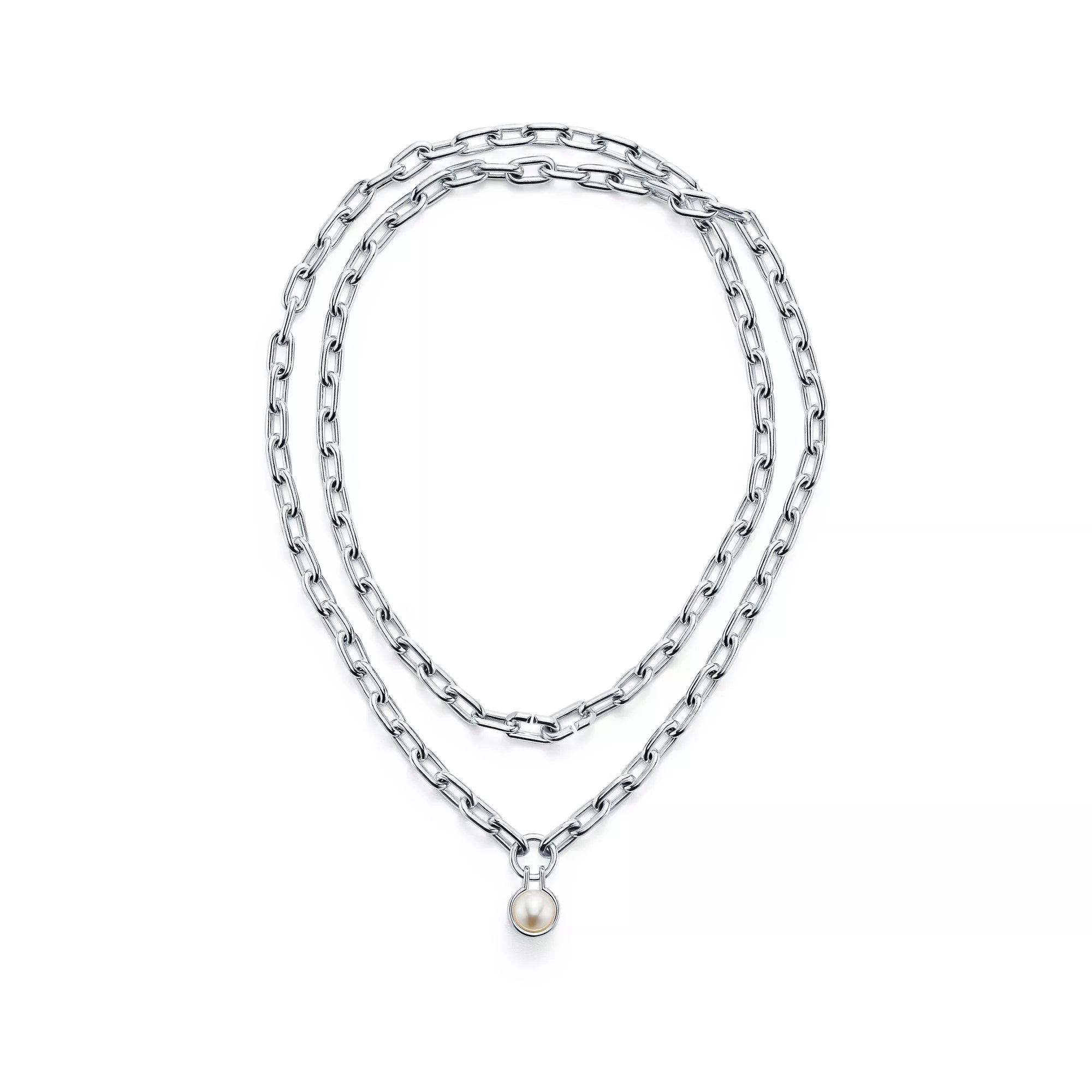 İncili Gümüş Kolye – 925 Ayar Gümüş