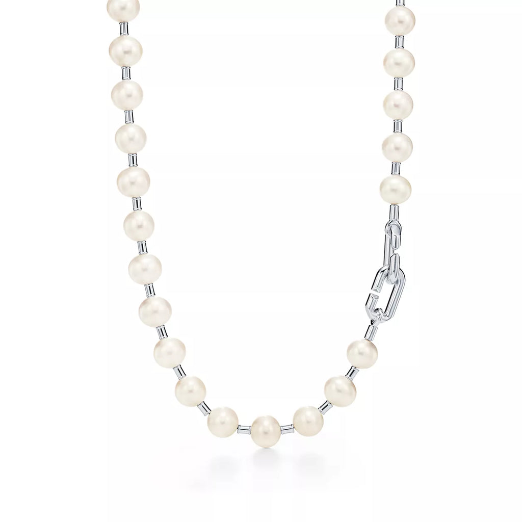 İncili Gümüş Kolye – 925 Ayar Gümüş