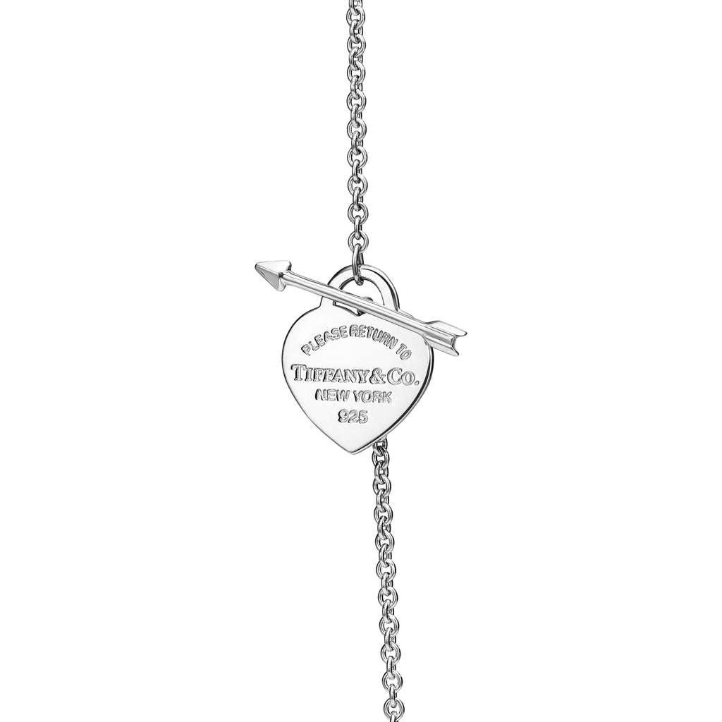 Küçük Lovestruck Kalp Etiket Kolye – 925 Ayar Gümüş