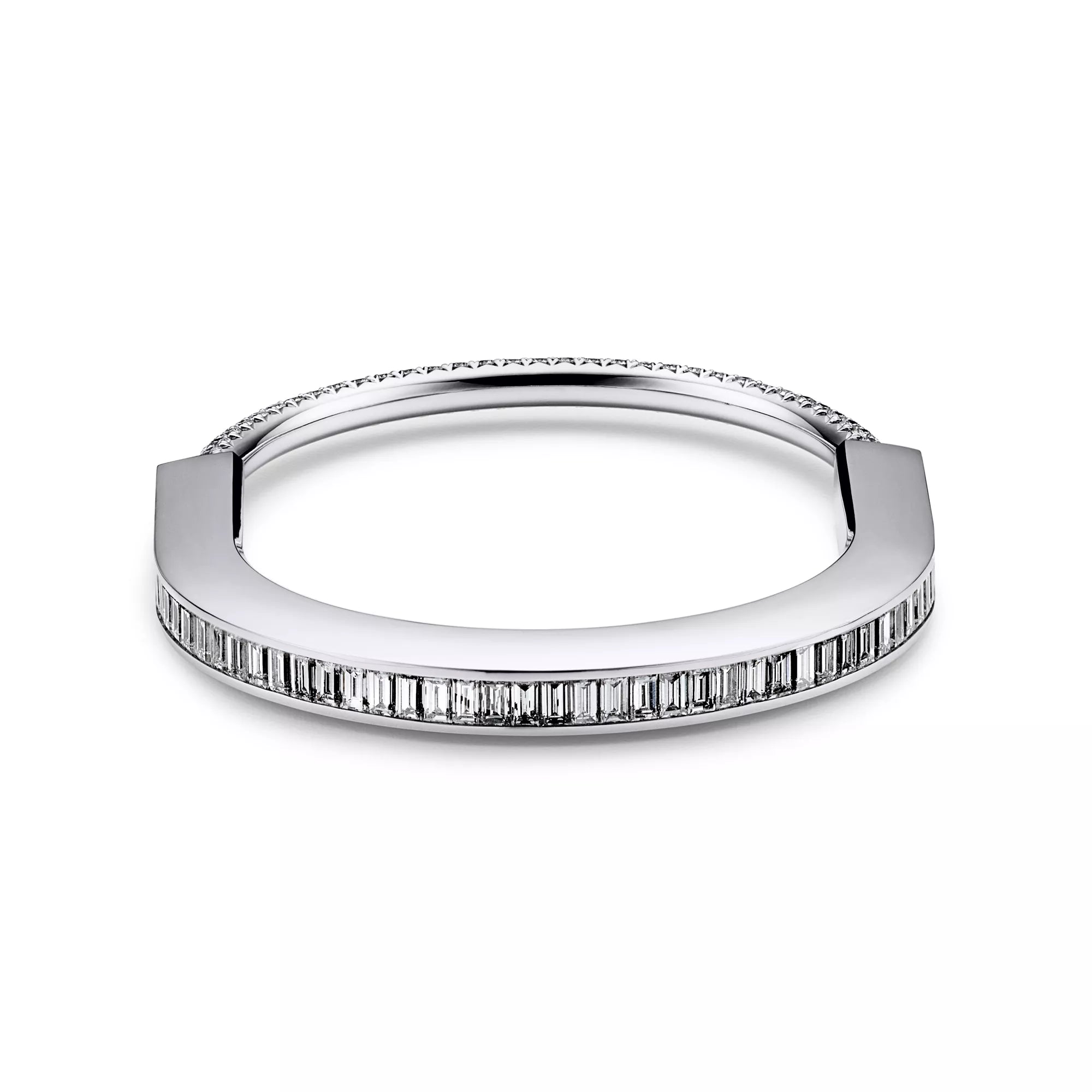 Pavé Pırlantalı Bilezik – 925 Ayar Gümüş