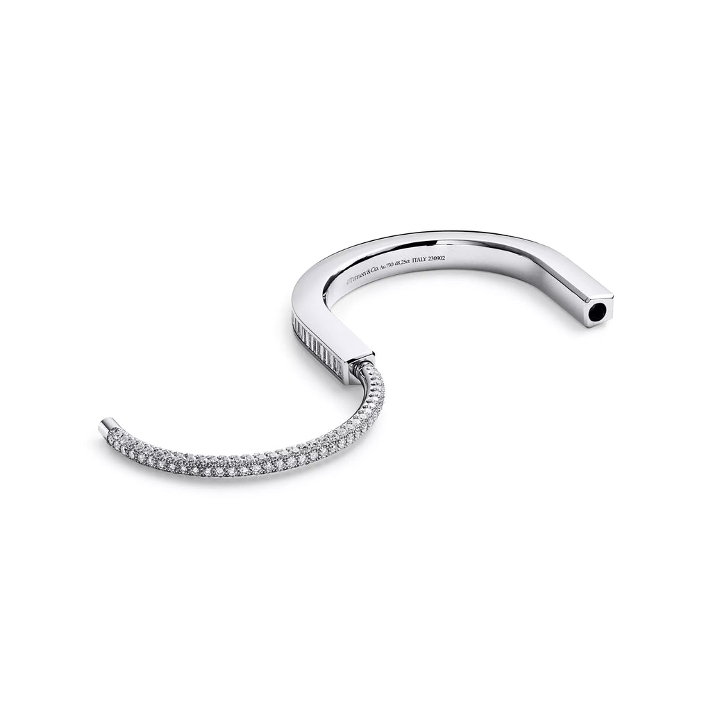 Pavé Pırlantalı Bilezik – 925 Ayar Gümüş