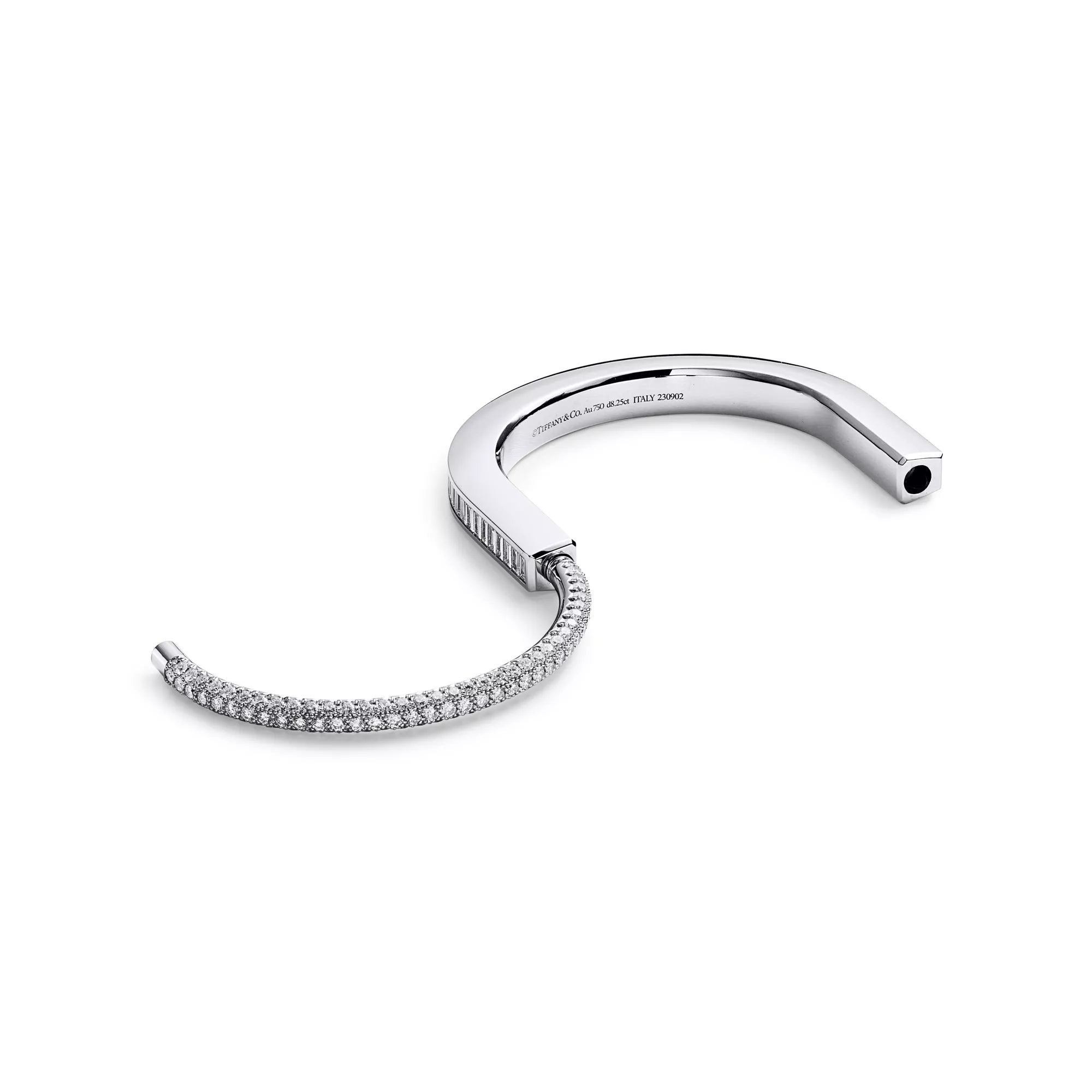 Pavé Pırlantalı Bilezik – 925 Ayar Gümüş