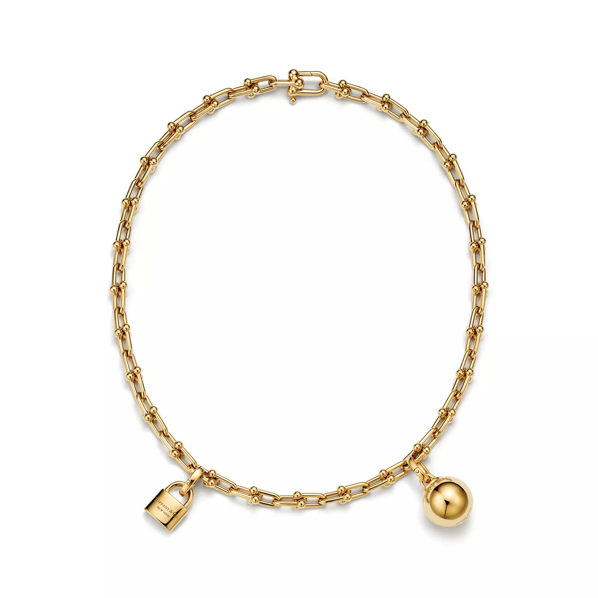 Sarı Altın Kaplama Küçük Tek Dolamalı Kolye – 925 Ayar Gümüş