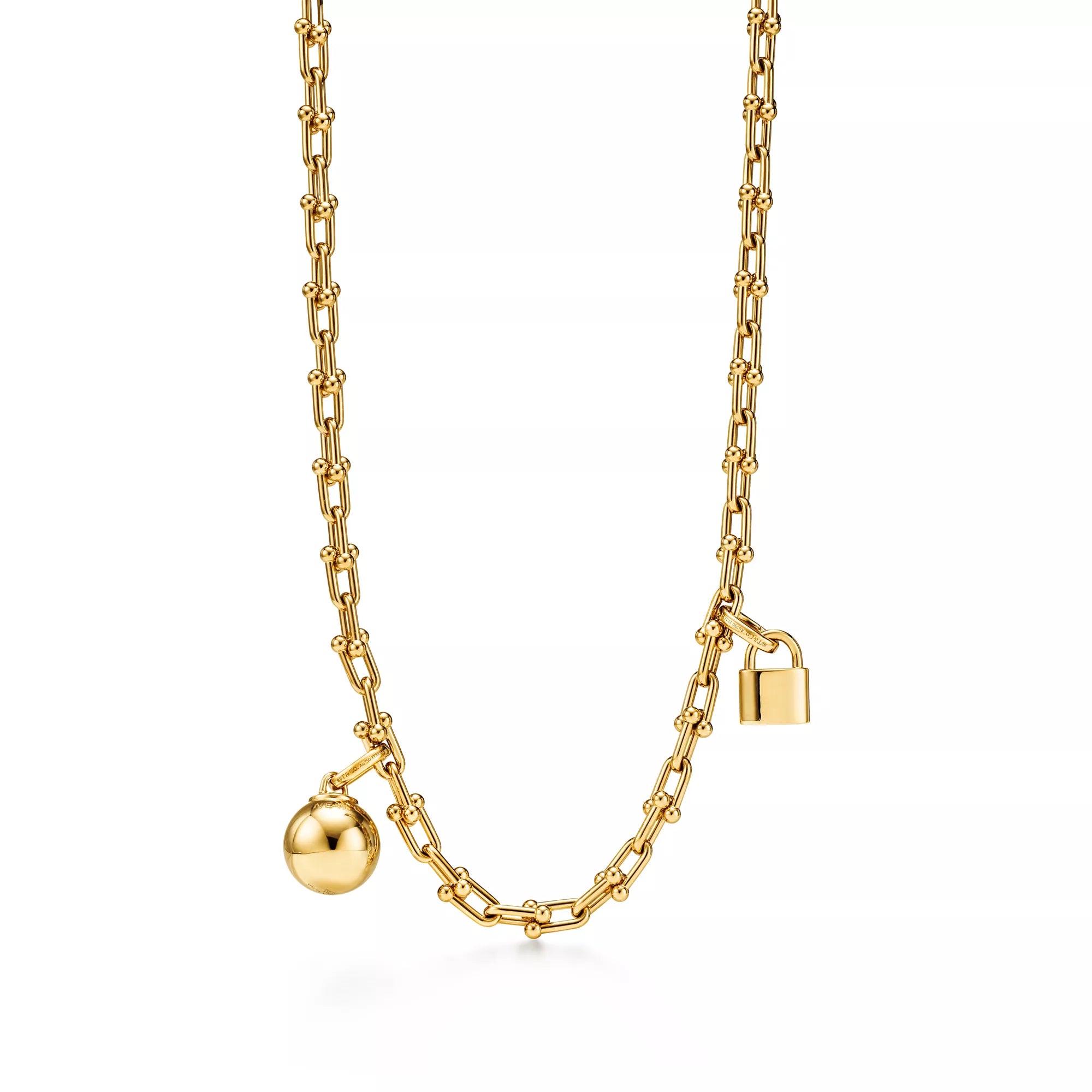 Sarı Altın Kaplama Küçük Tek Dolamalı Kolye – 925 Ayar Gümüş