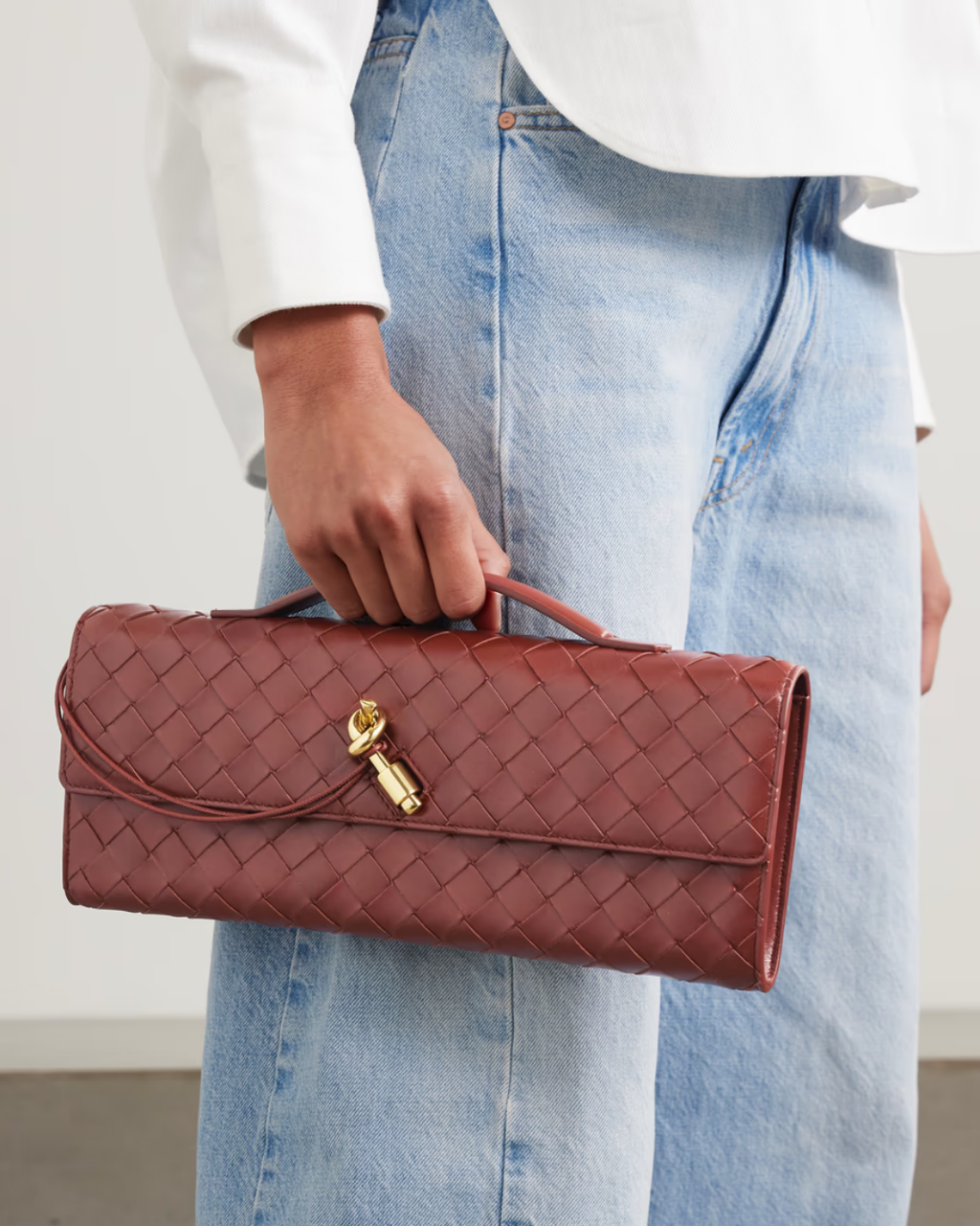 Attache Noble Bag Pochette Bordeaux