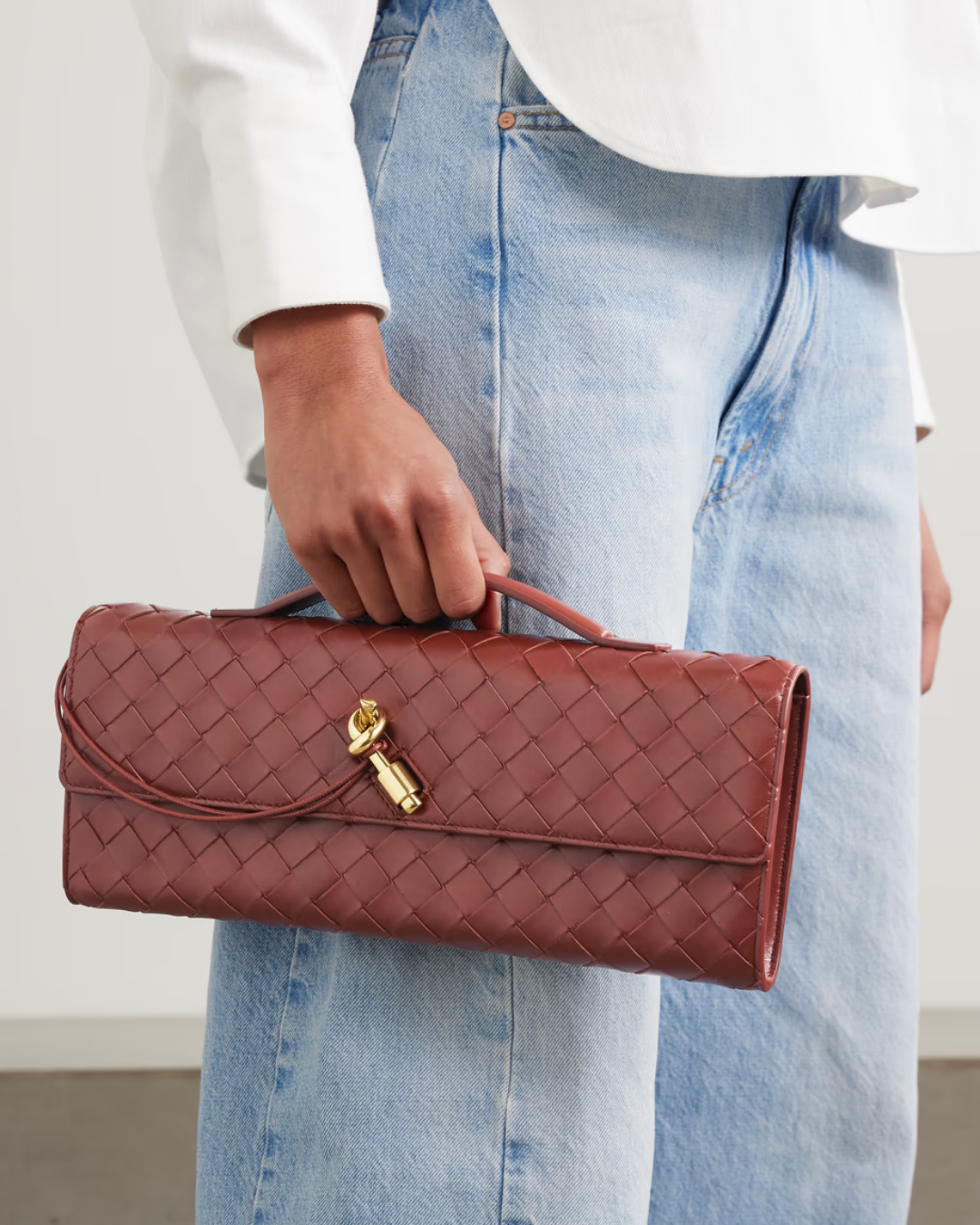 Attache Noble Bag Pochette Bordeaux