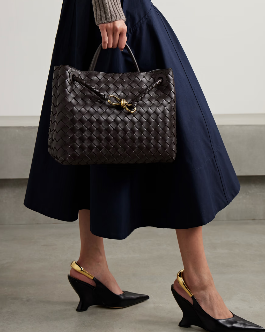 Attache Noble Bag Moyenne Fondant