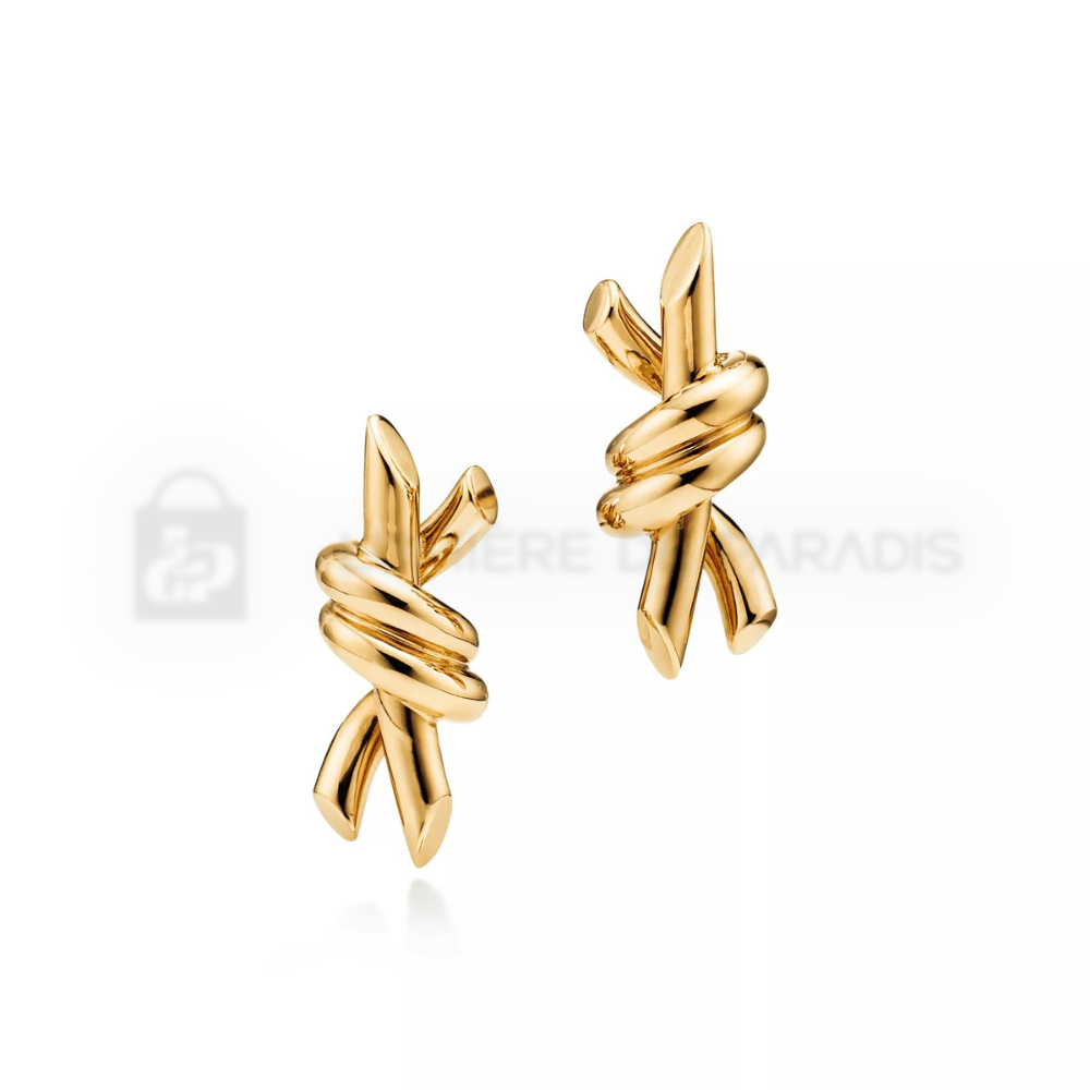 Sarı Altın Kaplama Mini Küpe – 925 Ayar Gümüş