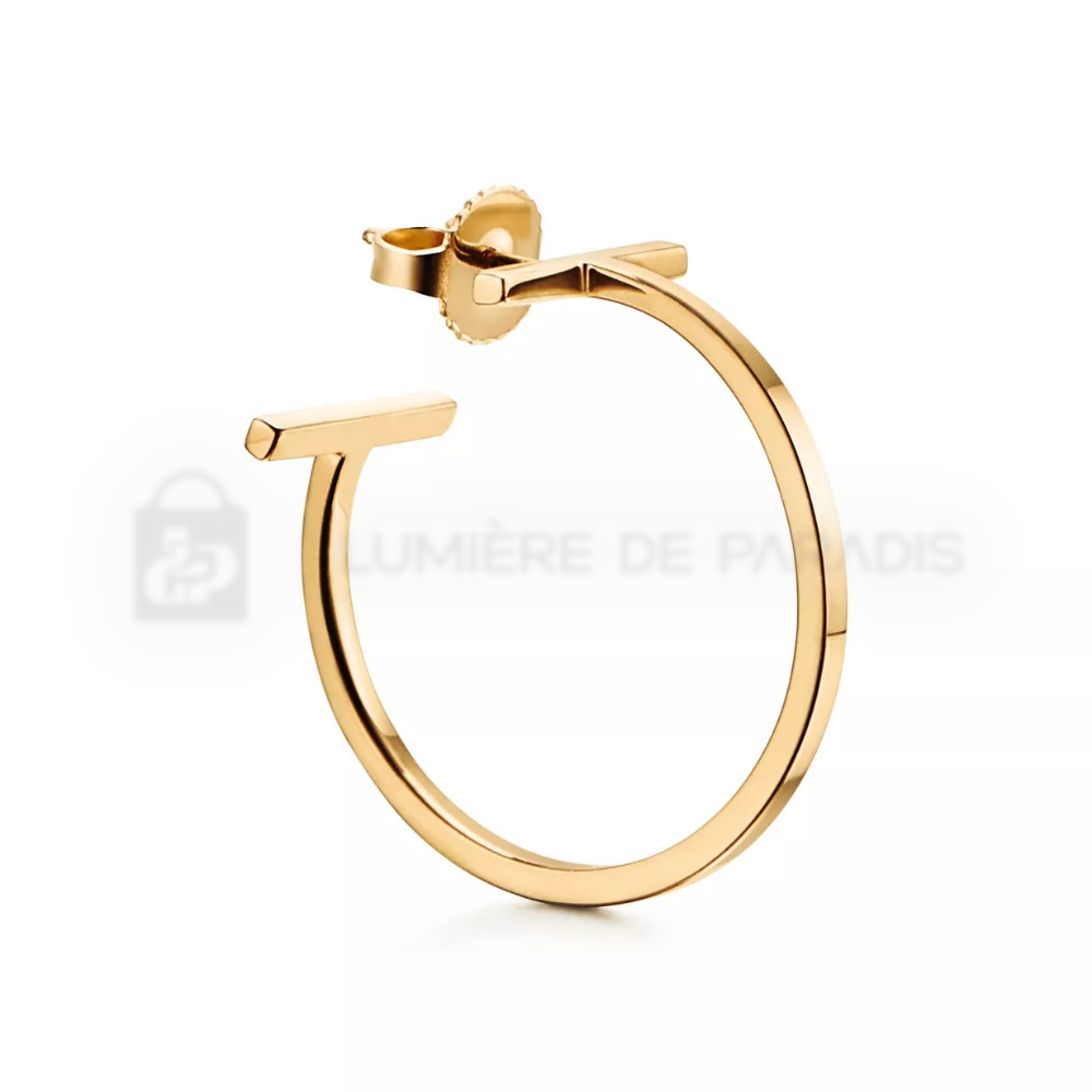 Sarı Altın Kaplama Halka Küpe – 925 Ayar Gümüş