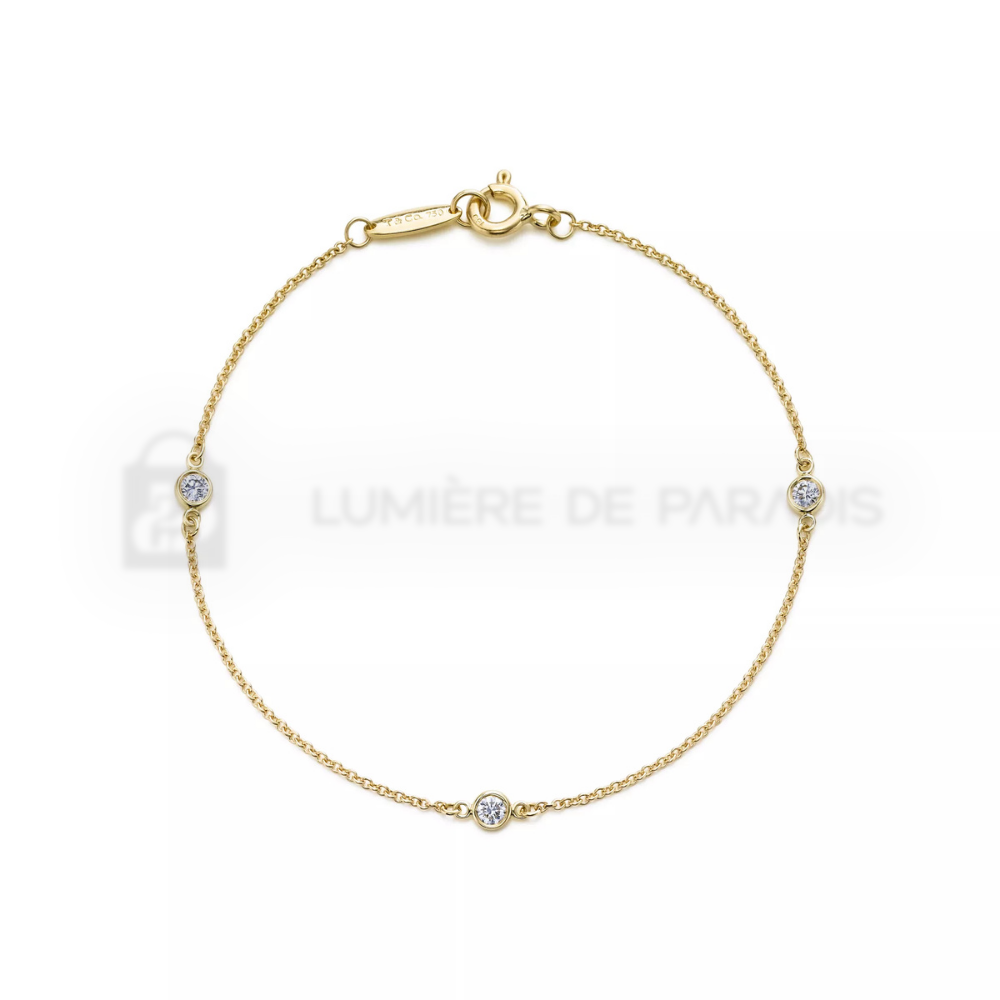 Sıralı Pırlanta Detaylı Bileklik – 925 Ayar Gümüş