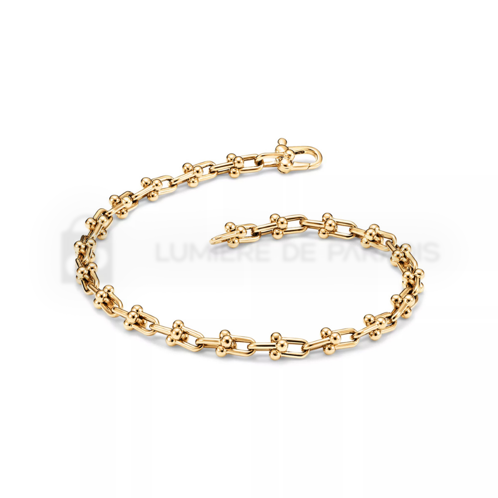 Sarı Altın Kaplama Mikro Zincir Bileklik – 925 Ayar Gümüş