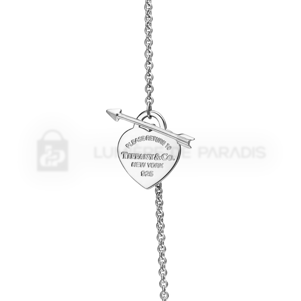 Küçük Lovestruck Kalp Etiket Kolye – 925 Ayar Gümüş