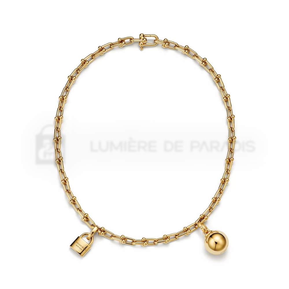 Sarı Altın Kaplama Küçük Tek Dolamalı Kolye – 925 Ayar Gümüş