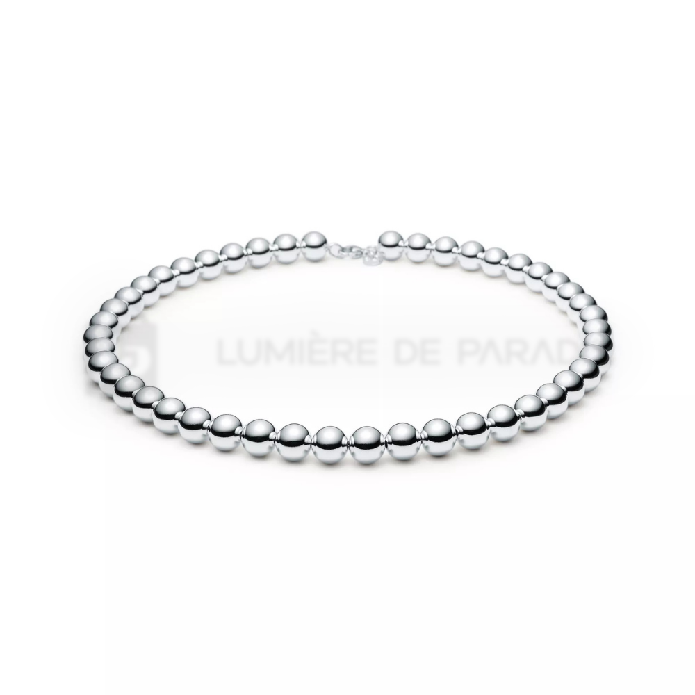 Bilye (Ball) Zincir Kolye – 925 Ayar Gümüş