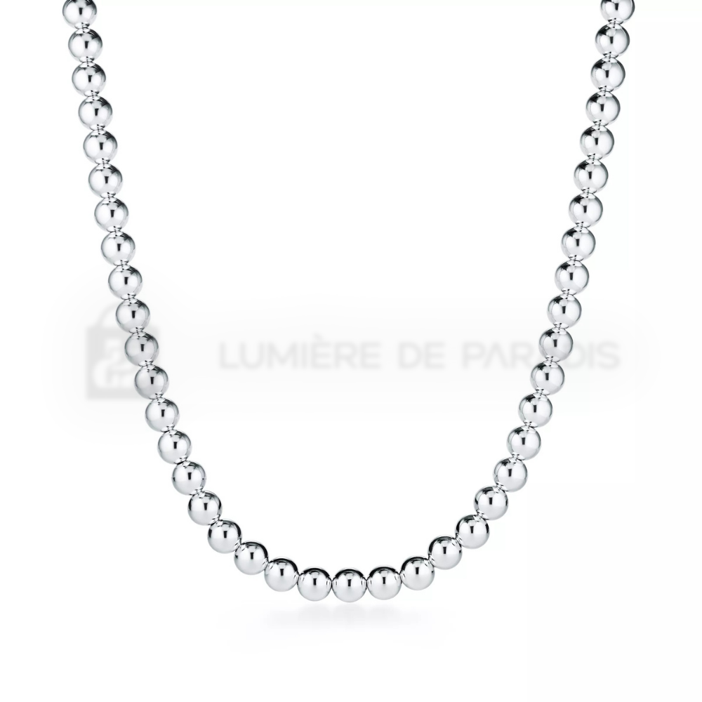 Bilye (Ball) Zincir Kolye – 925 Ayar Gümüş