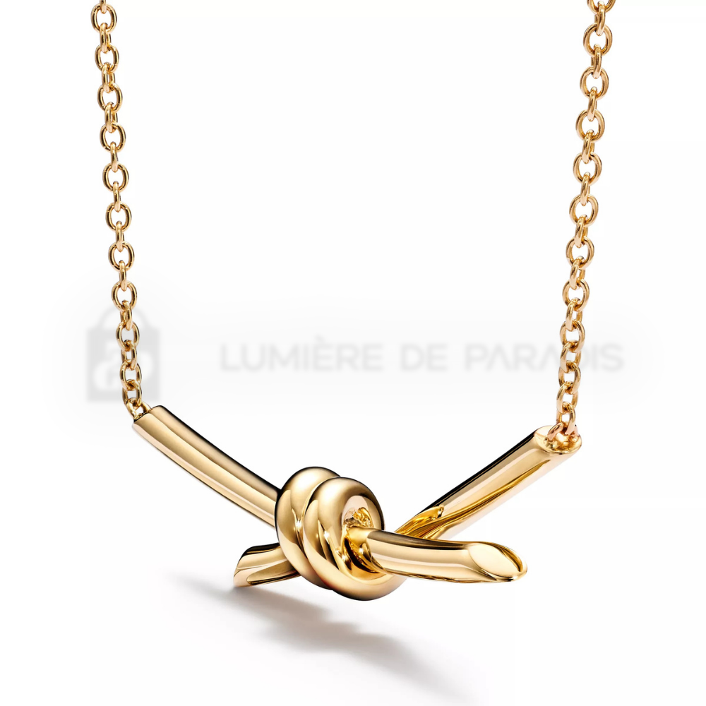 Sarı Altın Kaplama Kolye – 925 Ayar Gümüş