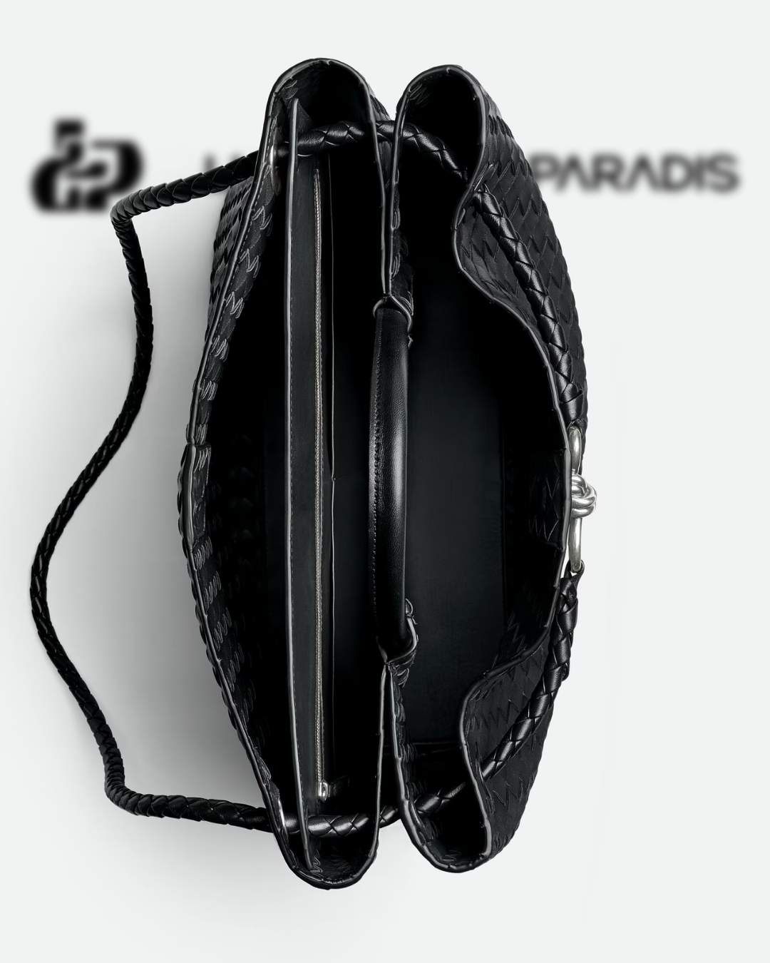 Attache Noble Bag Grande Noir Argent