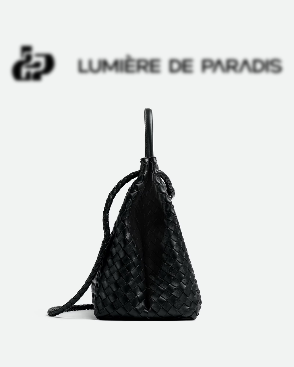 Attache Noble Bag Grande Noir Argent